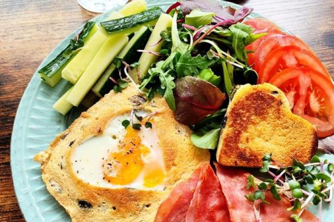 Zapečené vejce v toastu