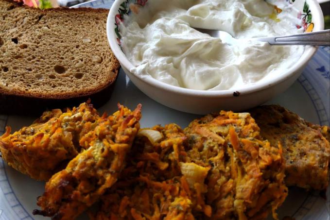 Mrkvové karbanátky pečené