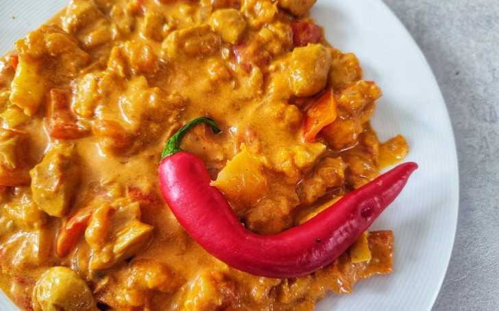 Rychlé kuřecí curry Madras