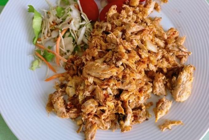 Květákové rizoto s kuřecím masem