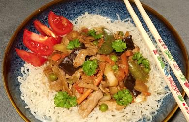 Vepřové stir-fry s hoisin omáčkou - LC