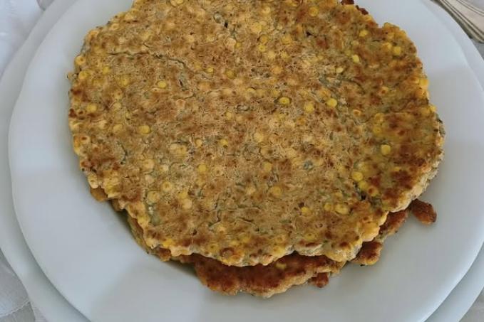 Čočkové placky se sýrem