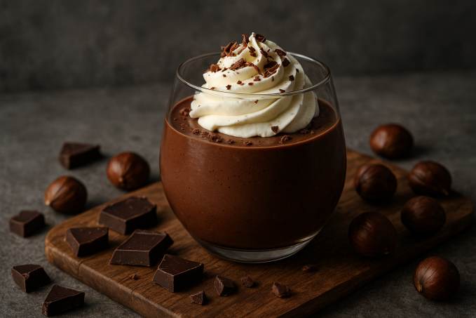 Čokoládovo-kaštanová pěna