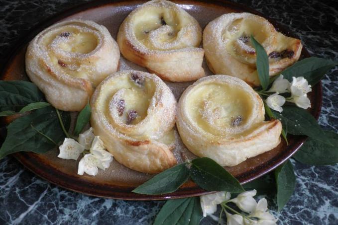 Listové pudinkové šátečky