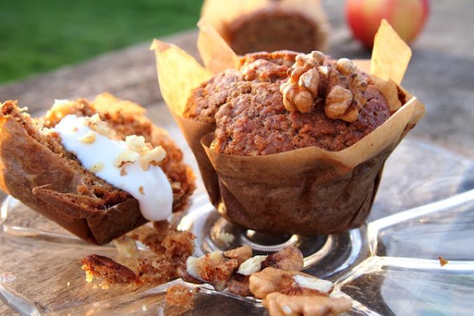 Jablkové bezlepkové muffiny