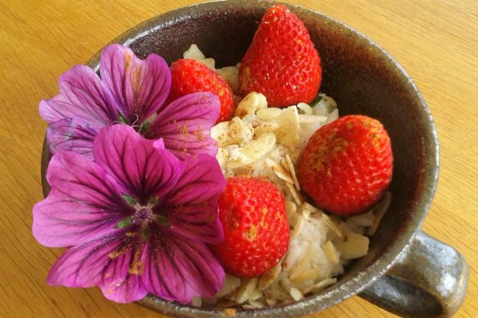 Kaše s rýží a ovocem