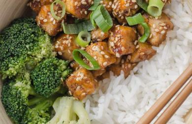 Medovo-sezamové tofu