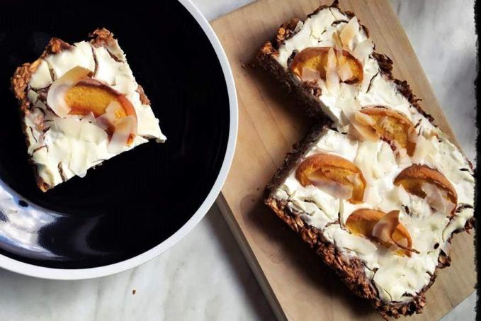 Vločkový koláč s proteinem