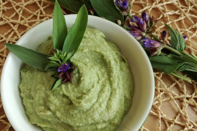 ŠALVĚJOVO-POHANKOVÁ POMAZÁNKA