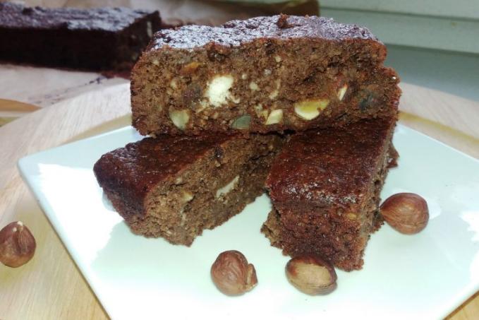 Mandlové brownies bez mouky