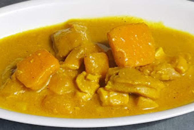 Kuřecí kari s dýní