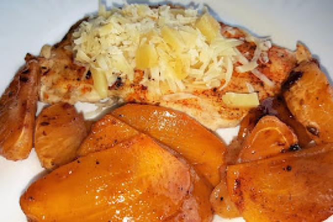 Kuřecí prsa s exotickým ovocem