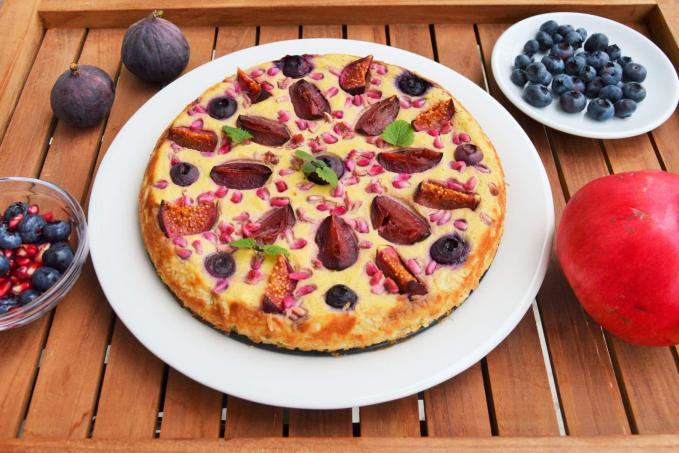 Tvarohovo-kokosový koláč