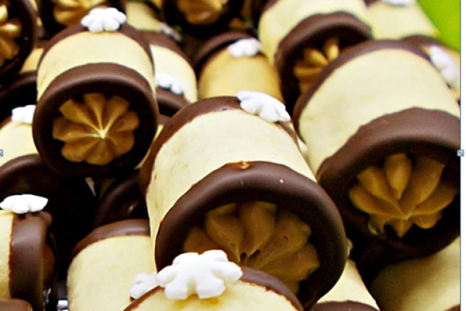 Medové trubičky s karamelovým krémem