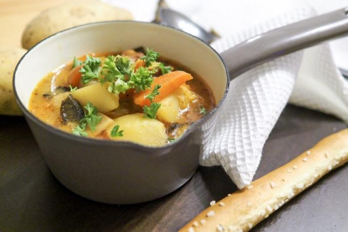 Bramboračka s houbami