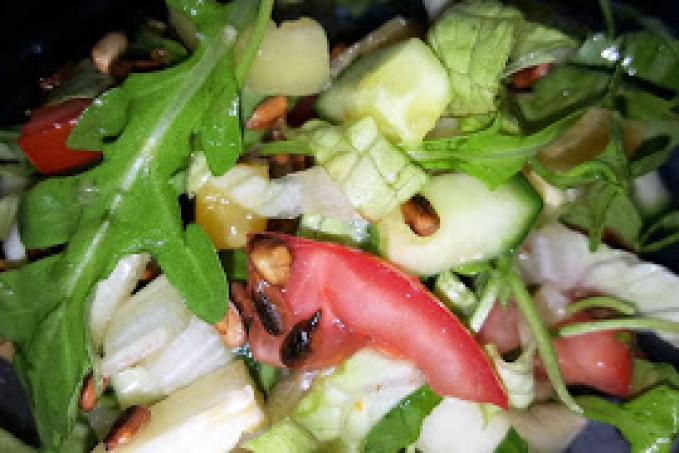 Salát z rukoly a pomeranče