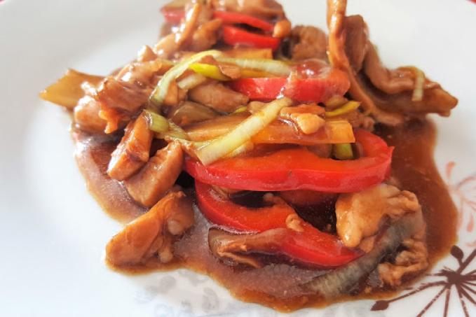 Kuřecí směs se švestkovým vínem