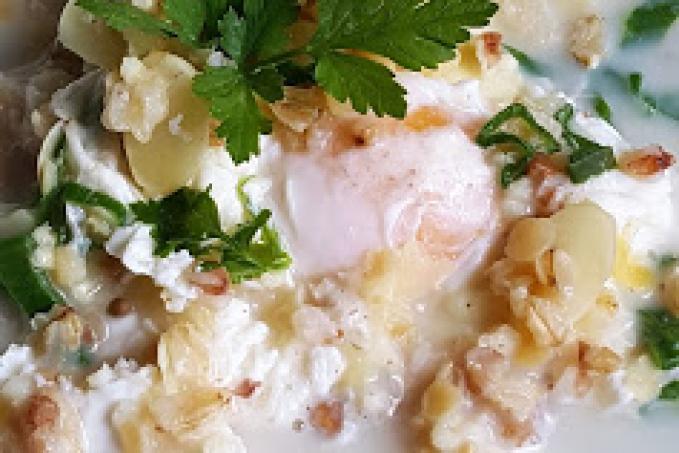 Polévka s ovesnými vločkami