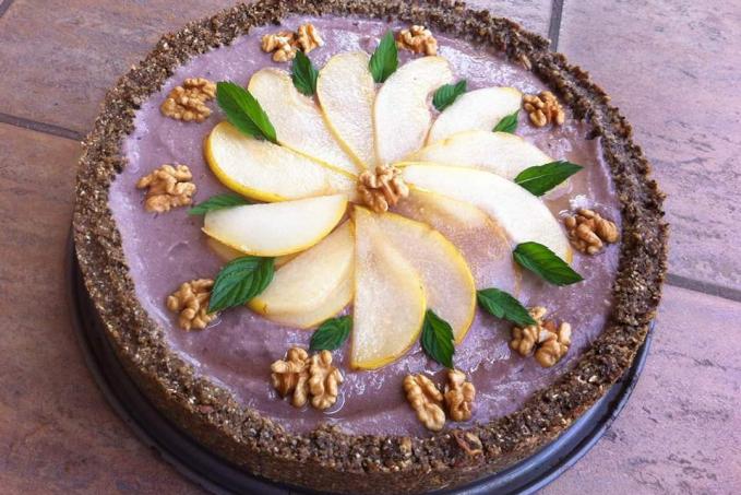 Nepečený konopný dortík