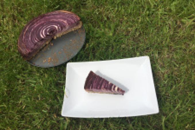 Kefírový dort s borůvkami ( redukční)