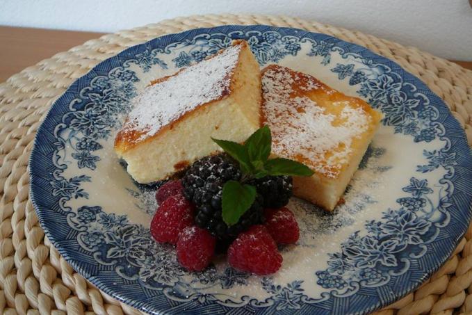 Lehký tvarožník slazený agávovým sirupem