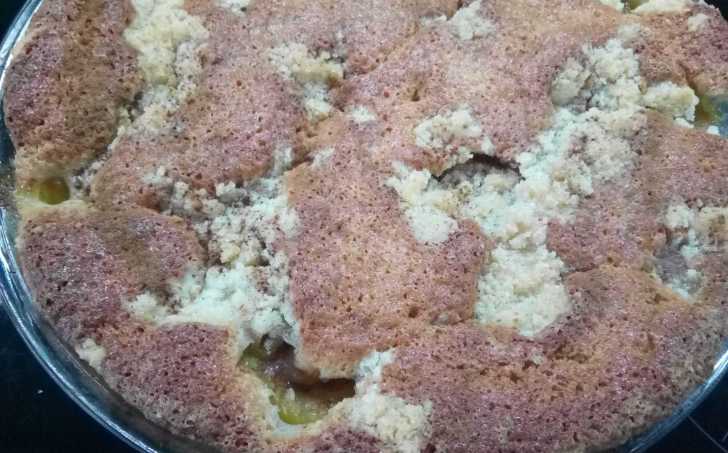 Drobenkový bleskový koláč s blumami