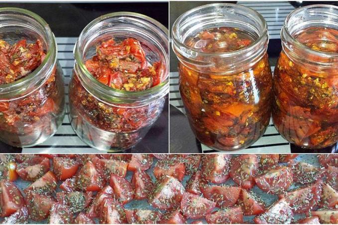 DOMÁCÍ SUŠENÁ (PEČENÁ) RAJČATA