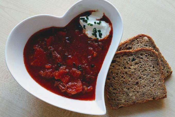 Klasický ruský boršč