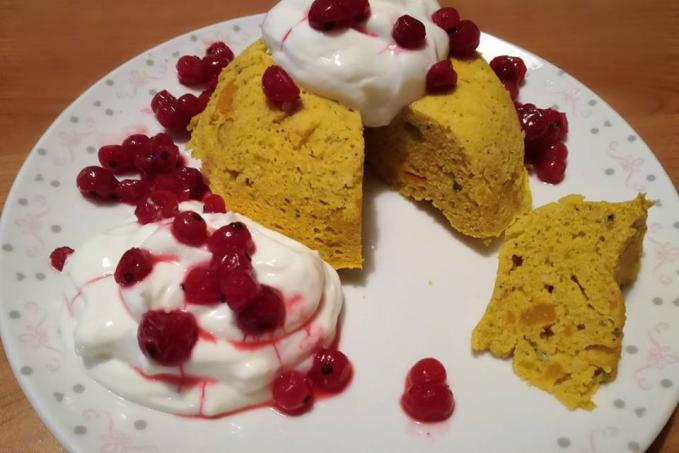 Dýňový mug cake - low carb(nízkosacharidový)