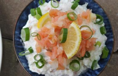 Lososová pomazánka - nízkosacharidová