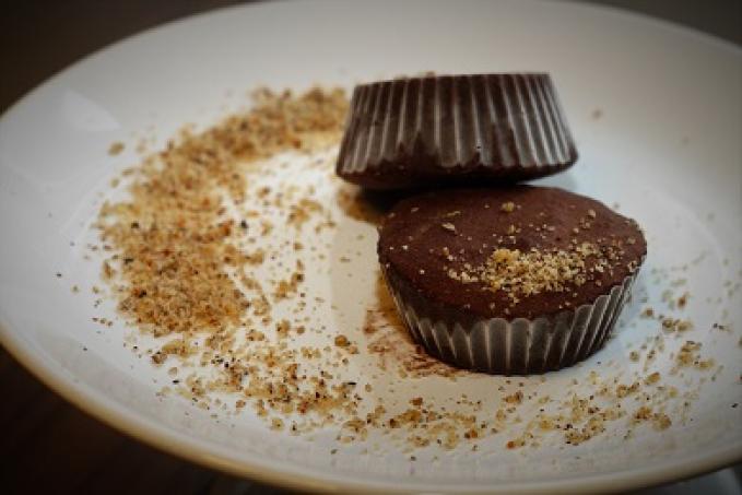 Čokoládové košíčky s kokosem