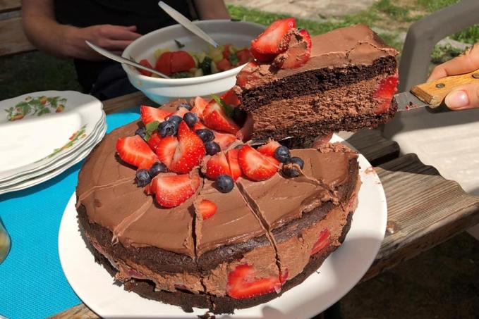 ČOKOLÁDOVÝ DORT  - nízkosacharidový