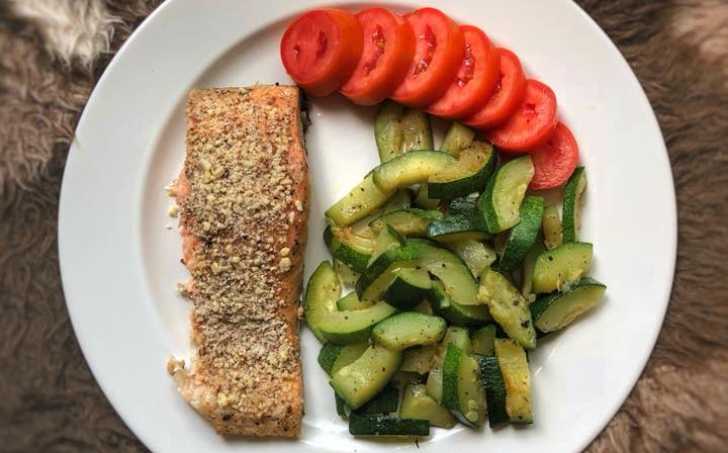 Losos s mandlovou krustou