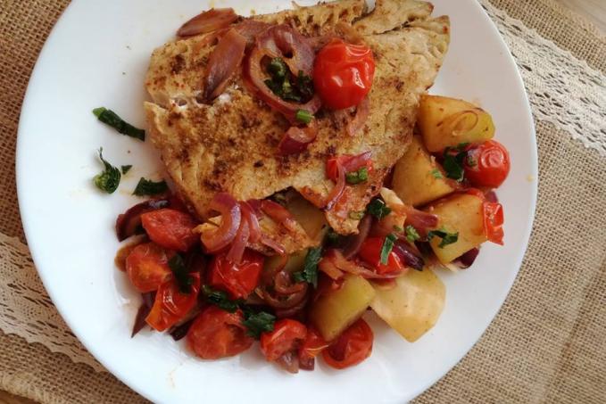 Treska se zeleninou - nízkosacharidová