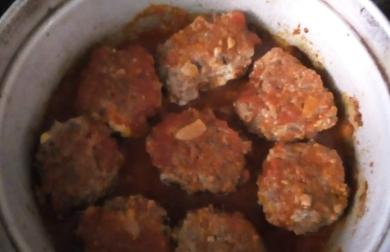 Pečené masové koule - nízkoscharidové