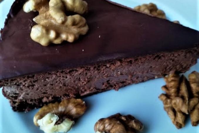 Čokoládový cheesecake - dort - nízkosacharidový, LC