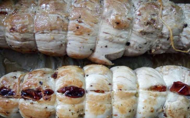 VEPŘOVÁ PANENKA SE SUŠENÝMI RAJČATY