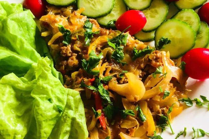 Zapečené mleté maso se zeleninou a mozzarellou - LC