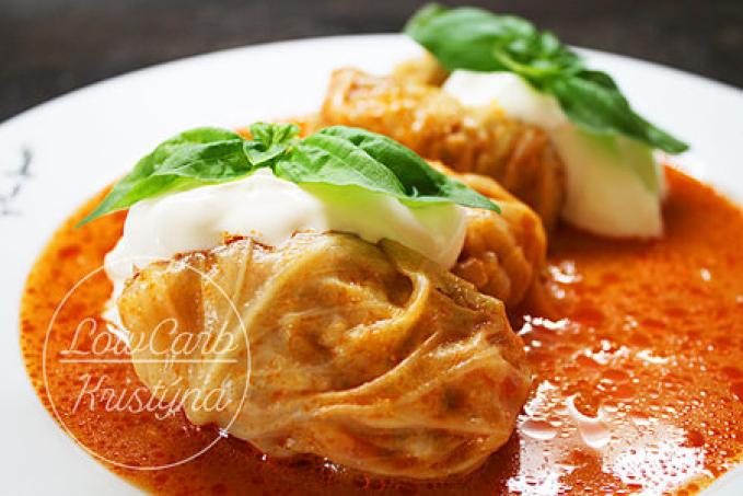 Plněné zelné listy mletým masem - LC