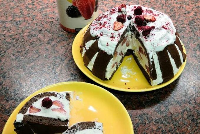 Krtkův dort s proteinem - LC