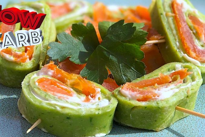 LOW CARB PALACINKY s UZENÝM LOSOSEM!!