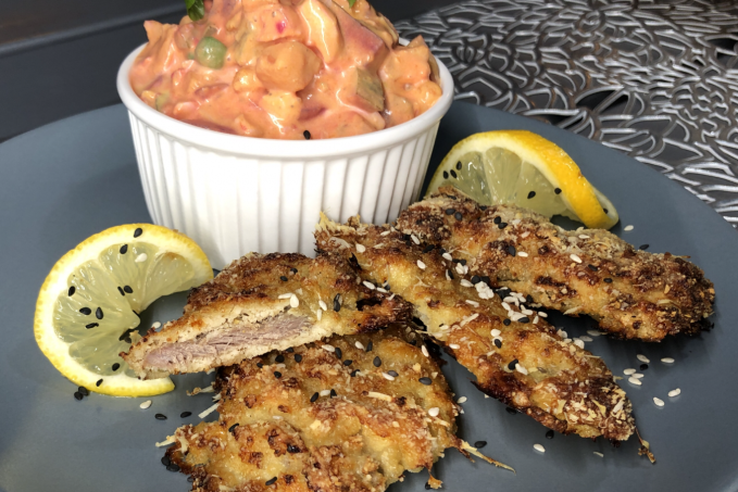 Nakládané kančí řízečky