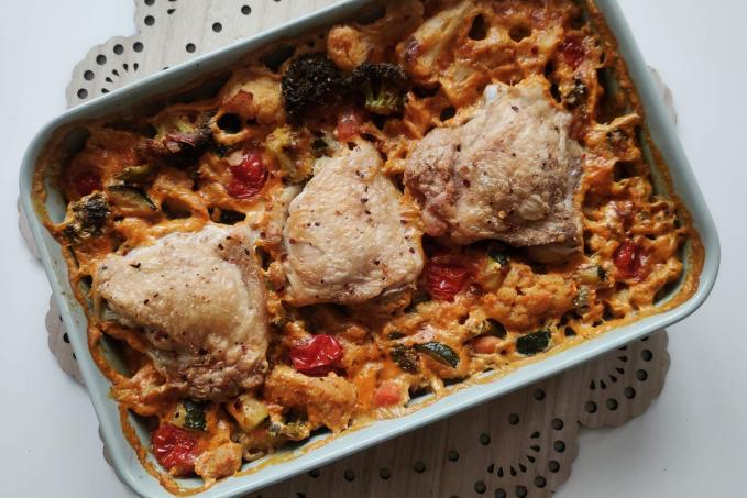 Kuřecí kousky s kari zeleninou LC