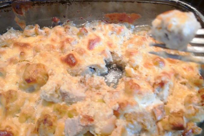 Zapečený květák s bešamelem - LC