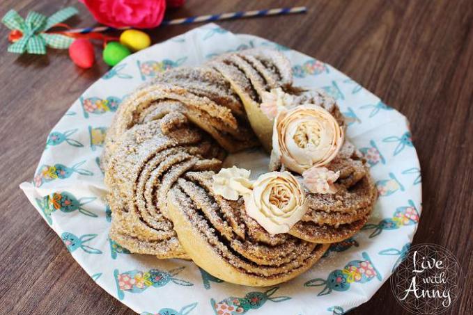 Pravý kringel ala Velikonoční věnec