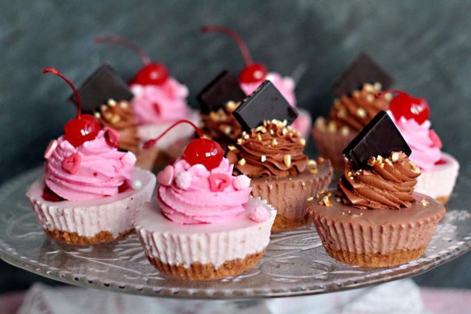 Valentýnské dortíky bez lepku, laktózy a vajec