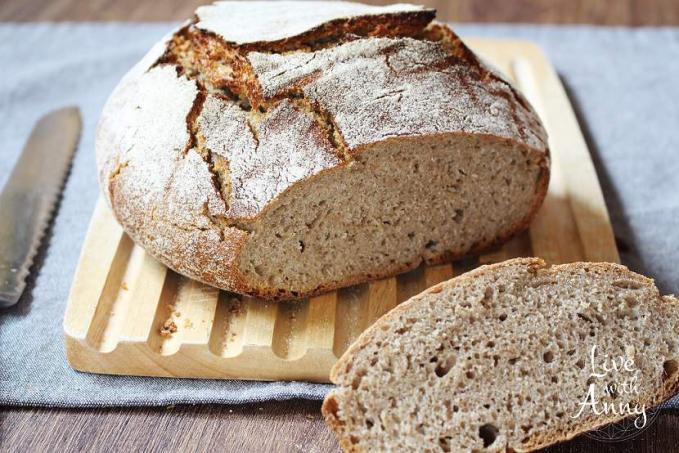 Kváskový chléb | bez hnětení