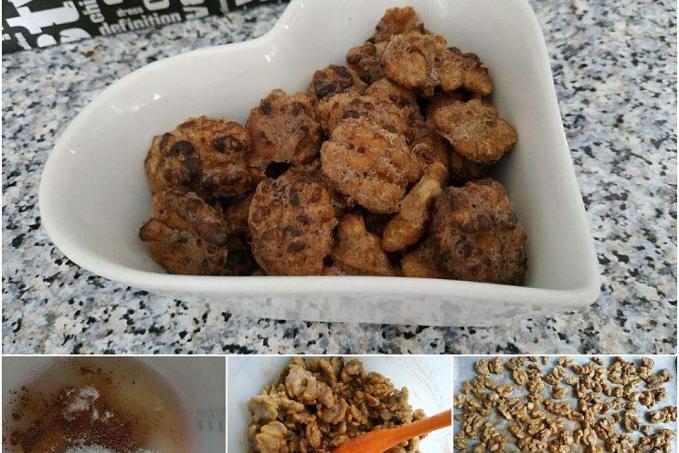 OŘECHY SE SKOŘICÍ A SOLÍ