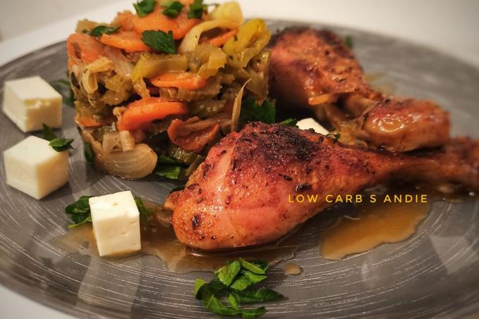 Teplý salát z řapíkatého celeru - LC