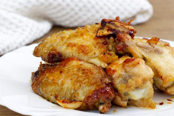 Medovo-česneková křidýlka